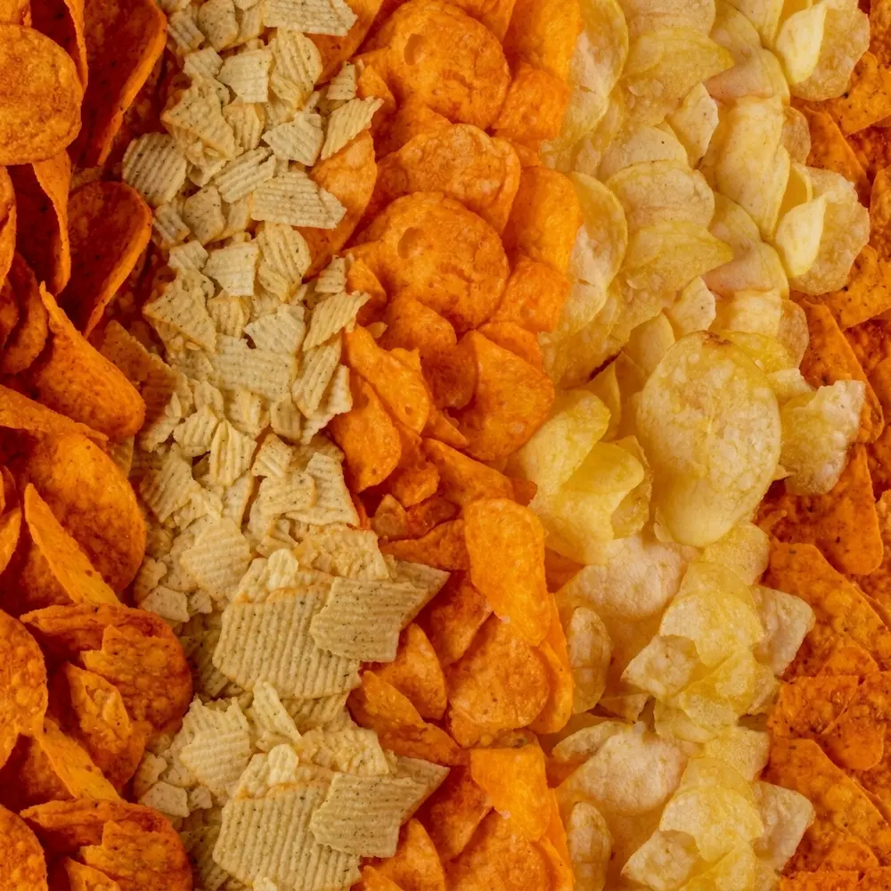 Variedad de botana a la mexicana, con y sin chile