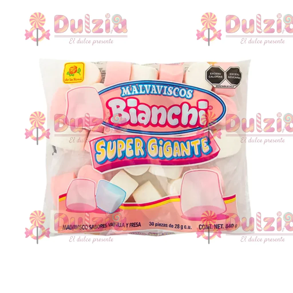 Bombón Súper Gigante sabor Vainilla y Fresa