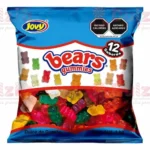 gomitas de diferentes sabores con formas de ositos