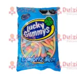 Lucky Gummies Lombriz Neón